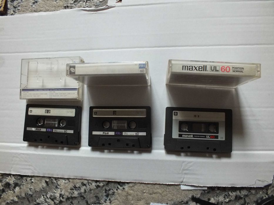3szt. kaseta magnetofonowa MAXELL , FUJI FR-I 60, lata 80 New Romantic