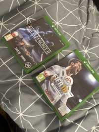 2 gry Fifa 18 + Star Wars Battlefront 2 Xbox One