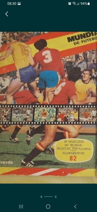 Cadernetas e Cromos Panini Futebol e outros
