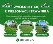 Wertykulacja nawożenie koszenie renowacja zakładanie trawników