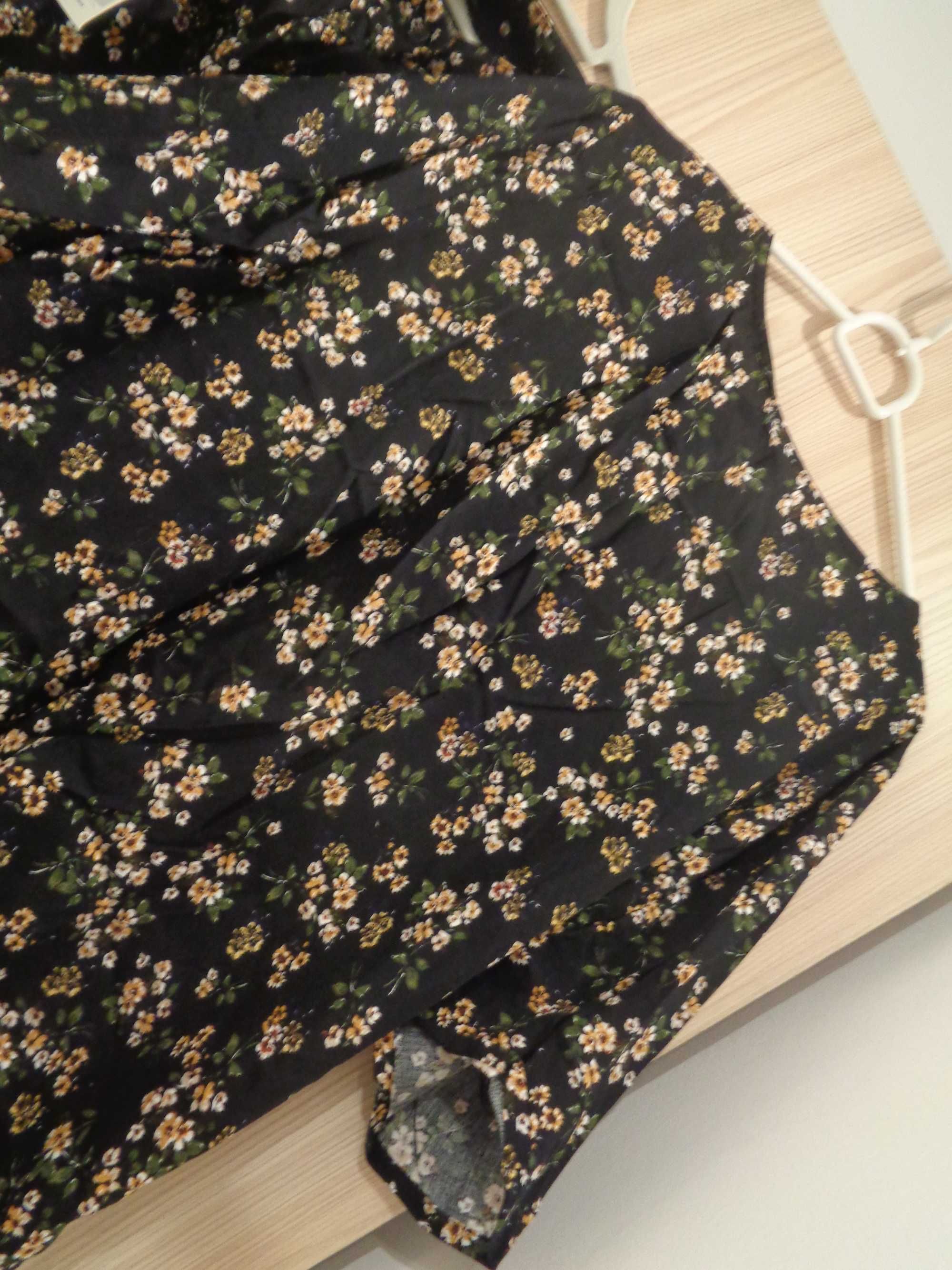 komplet spódnica maxi długa i bluzka narzutka L/XL Pull & Bear