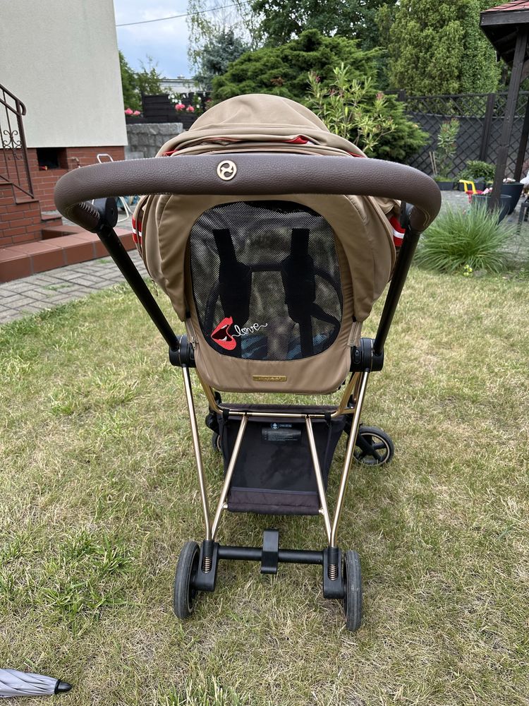 Cybex mios karolina kurkova złoty wózek dzieciecy
