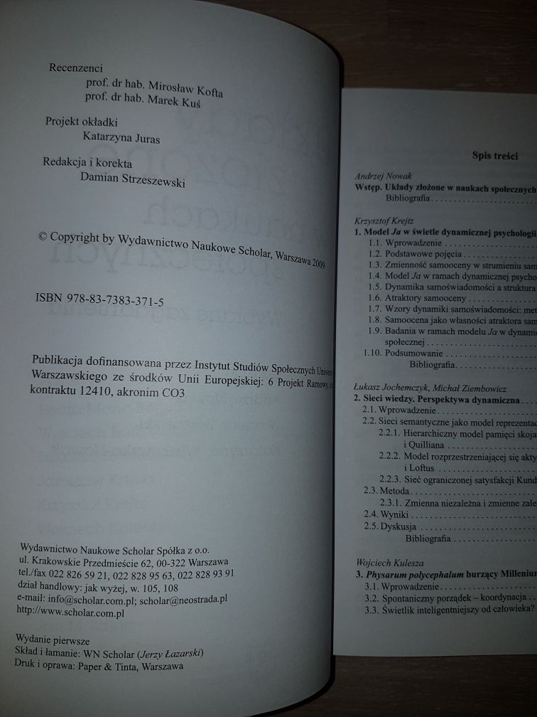 Układy złożone w naukach społecznych