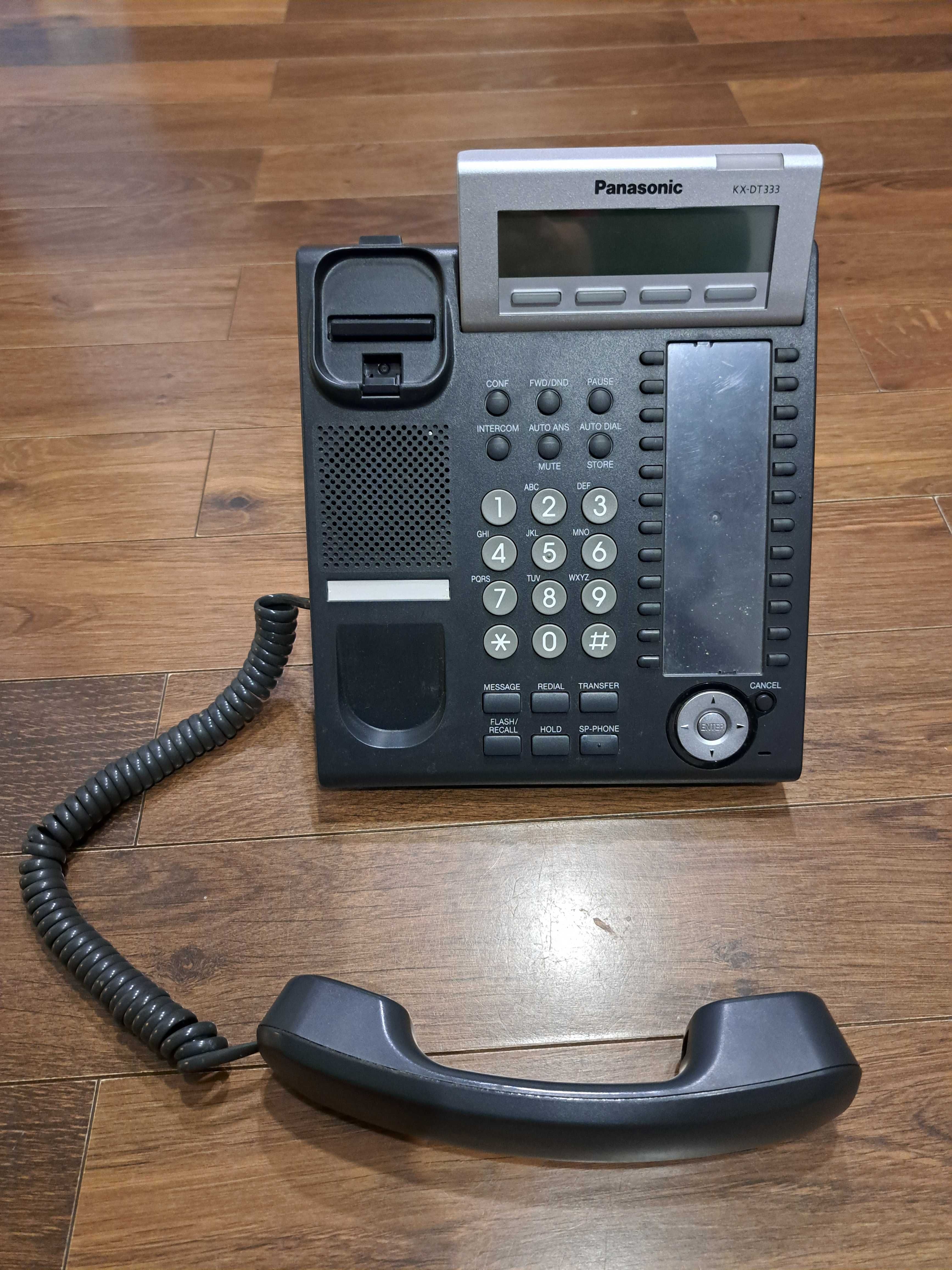 Panasonic KX-DT333CE-B  Tel Stacjonarny,przewodowy cyfrowy sieciowy