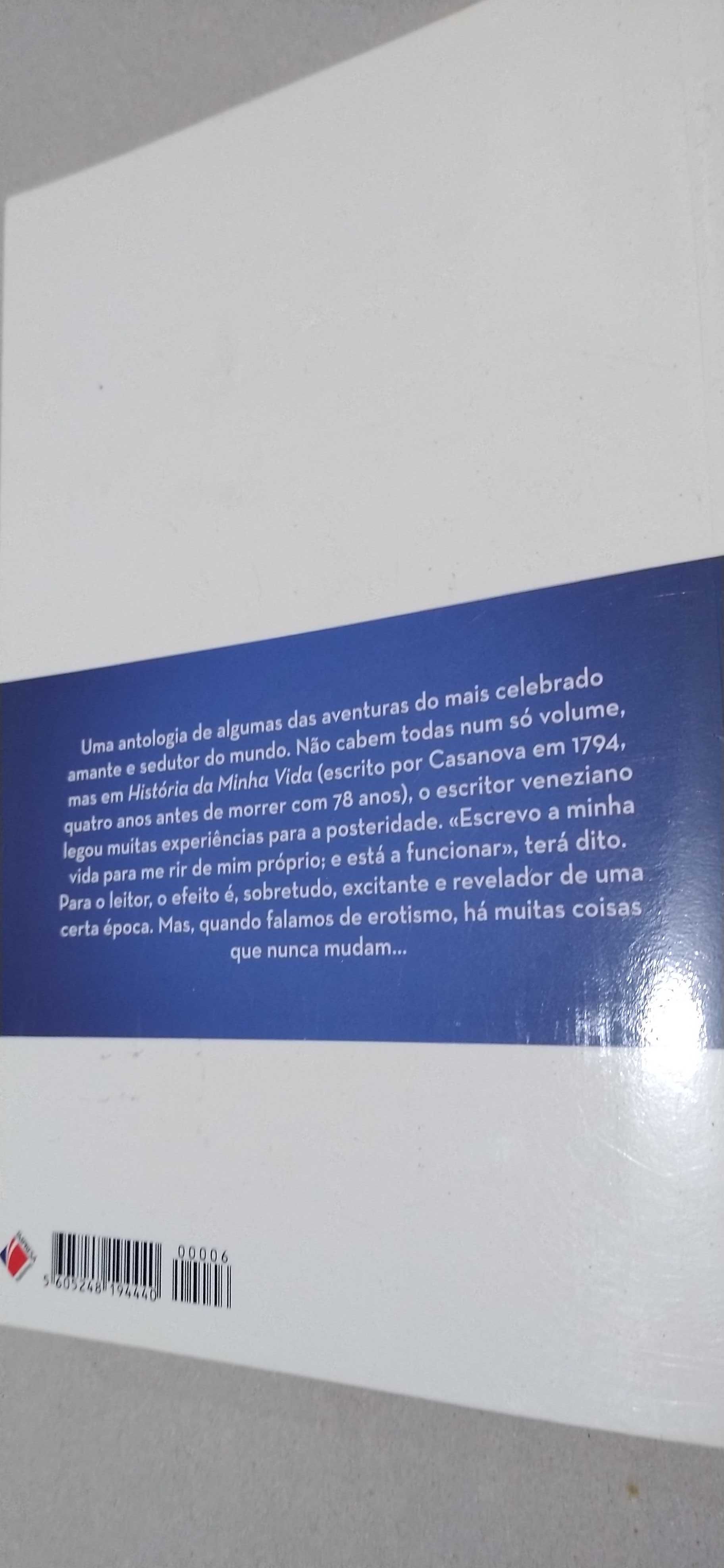 Lote de 2 livros: obras primas da literatura erótica