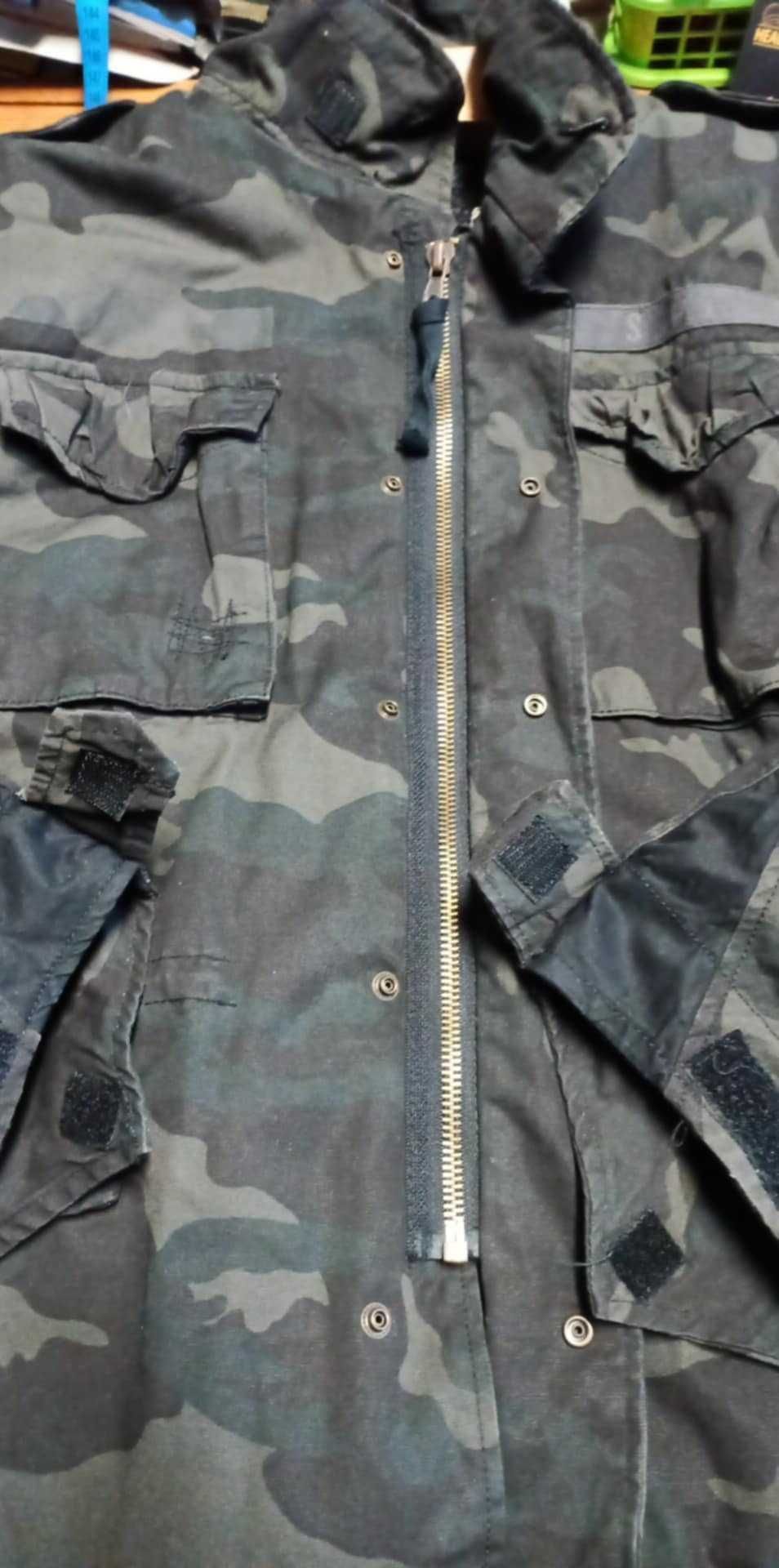 Kurtka Wojskowa M65 Surplus Tex Black Camo r.M z podpinką