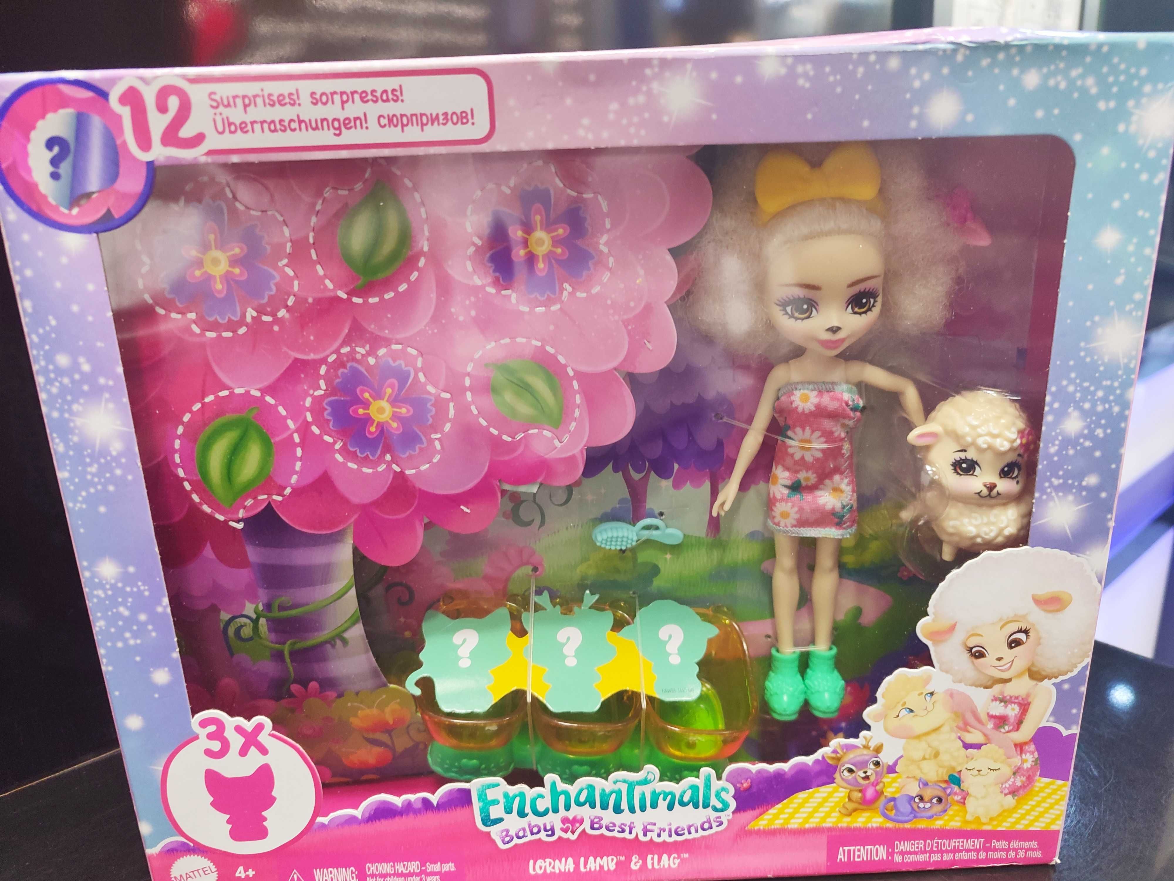 Mattel Enchantimals Baby Best Friends Lorna Lamb z niespodziankami