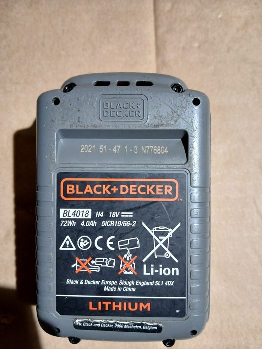 Akumulator Black Decker 18V 4.0Ah