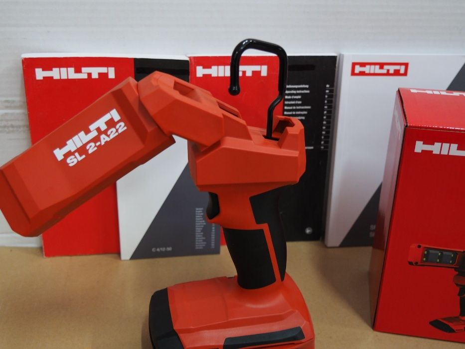 Komplet HILTI SL 2-A22 latarka lampa led bateria 22v 2,6Ah Nowe