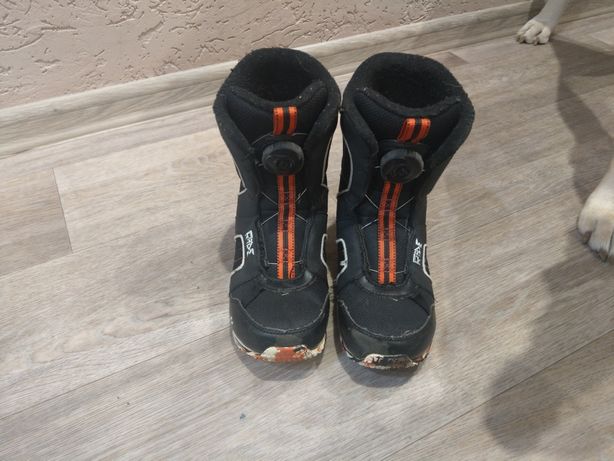 Ботинки сноубордические детские Ride 32.5 размер , 20 см, BOA.