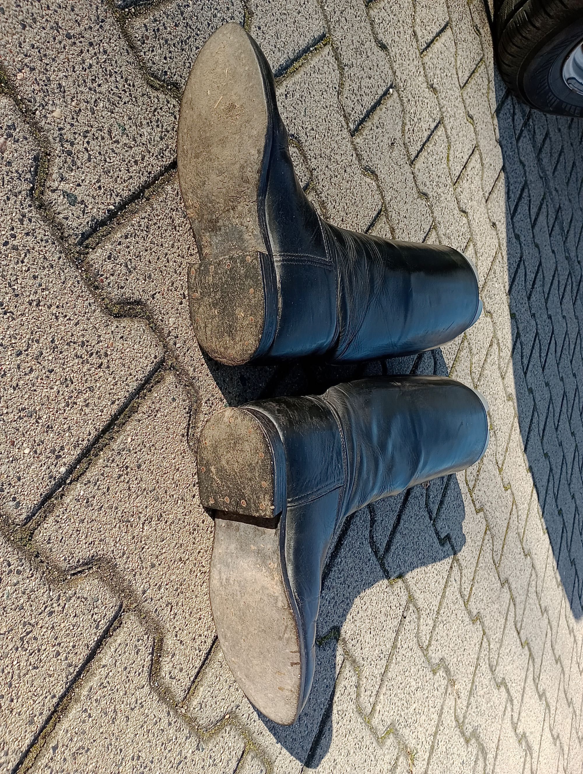 Buty oficerki jeździeckie wojskowe rozmiar 35 (23.5cm) vintage