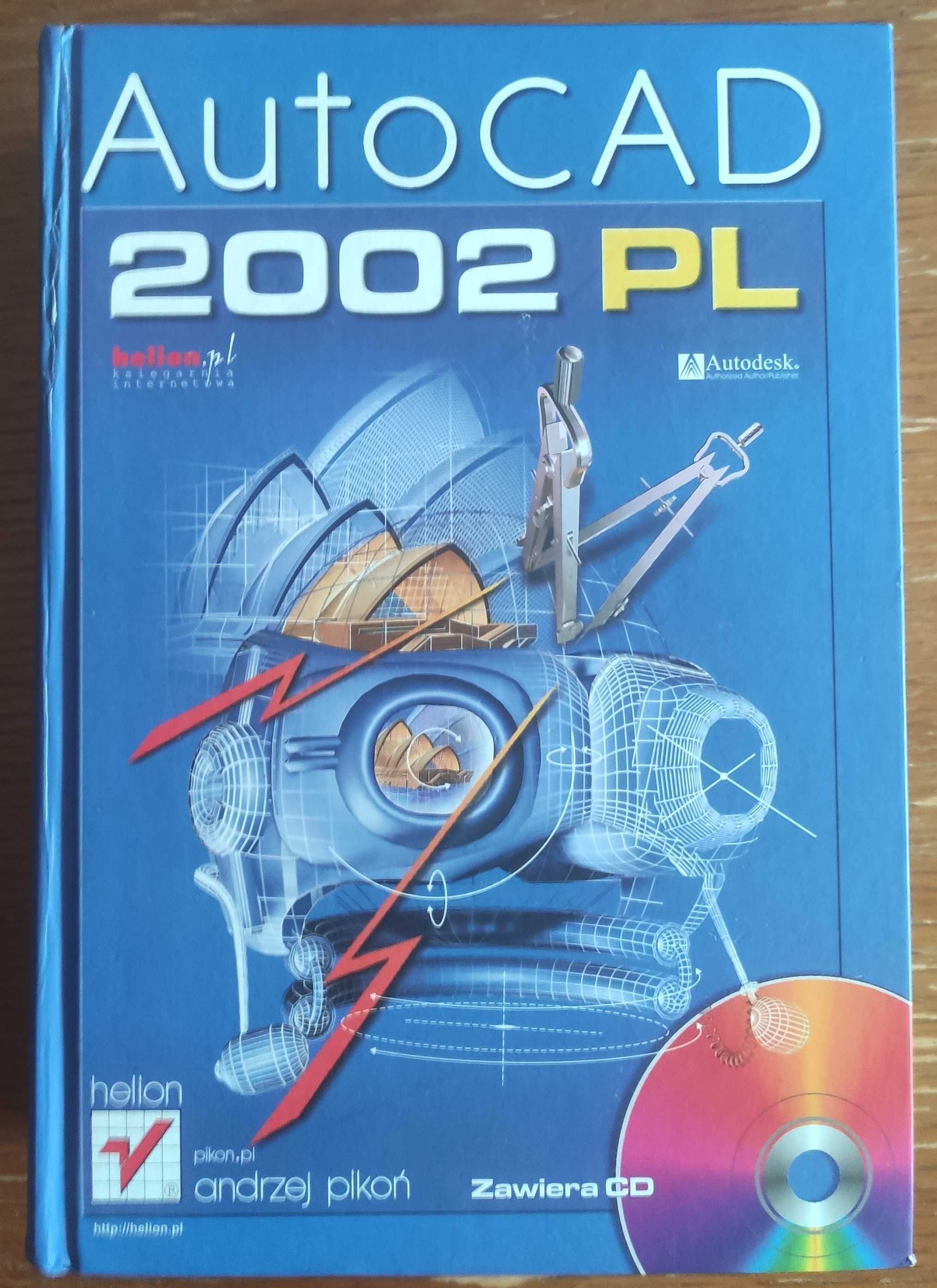 AutoCAD 2002 PL Andrzej Pikoń płyta w zestawie