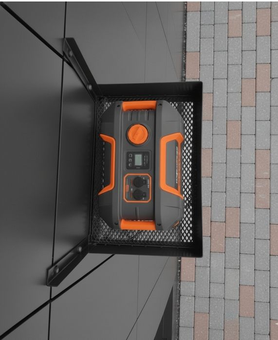 Крепление для бензогенератора на стену. Решетка для генератора, подвес