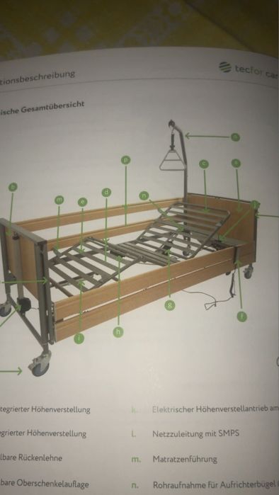 Cama hospitalar Articulada Eletrica
