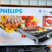 UWAGA - PRZECENA. Grill  elektryczny Philips : dł. 50 szer 32. Wys. 8