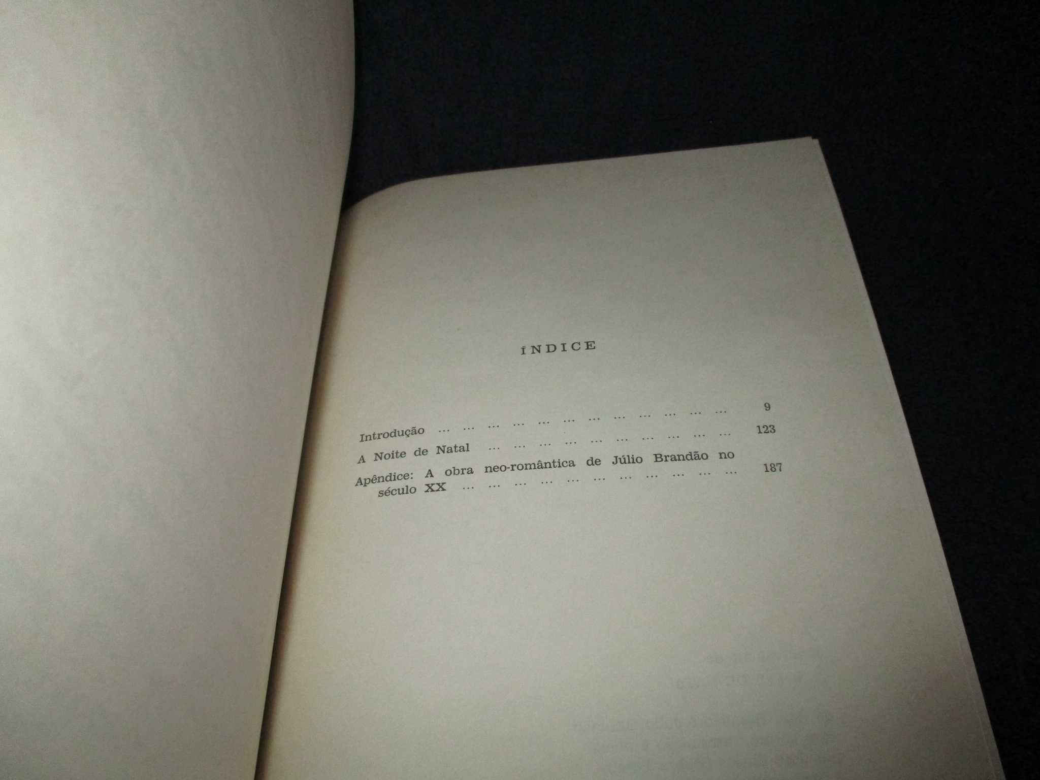 Livro A noite de Natal Júlio Brandão Raúl Brandão INCM