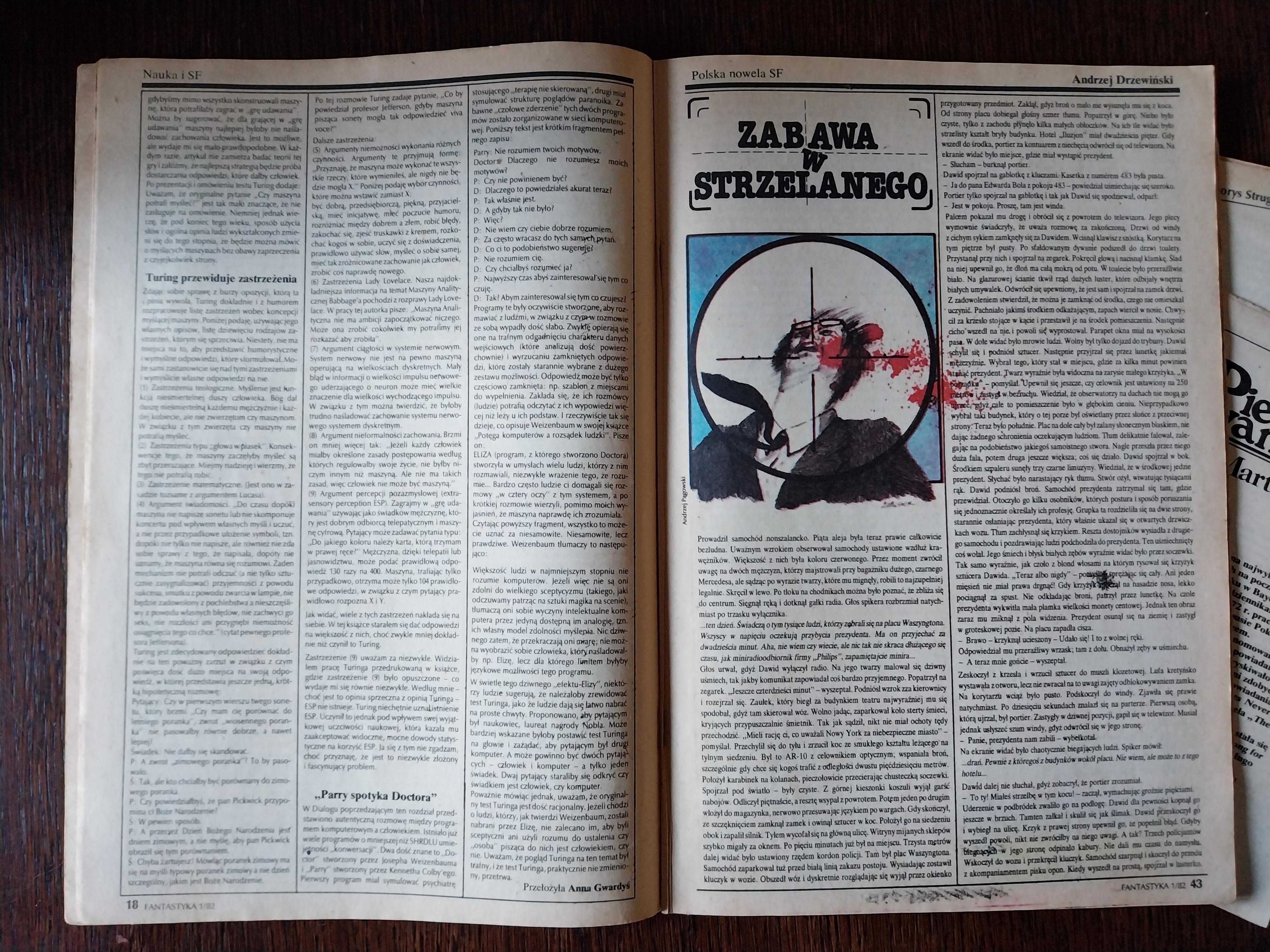 miesięcznik Fantastyka 1982 - 1990 / Nowa Fantastyka 1990 - 1994