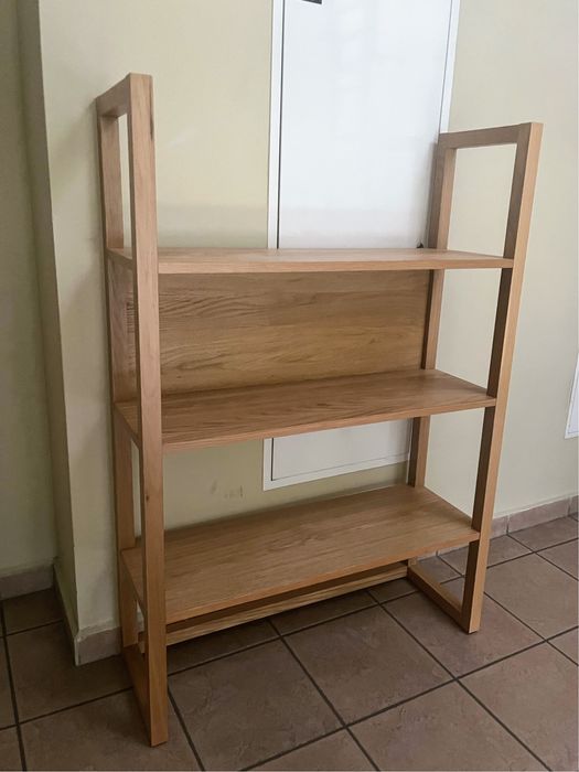 Regał fornirowany niski dąb stan idealny