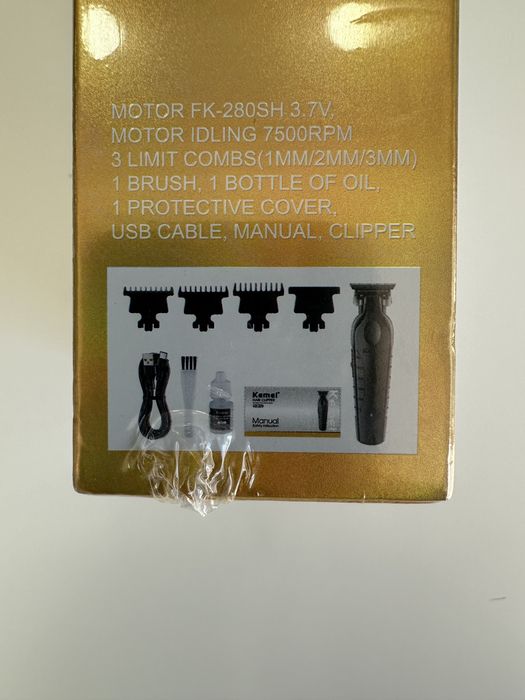 Maquina cortar cabelo aparar Kemei 2299