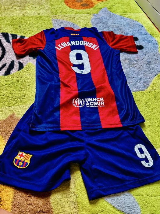 Strój FC Barcelona ojciec i syn