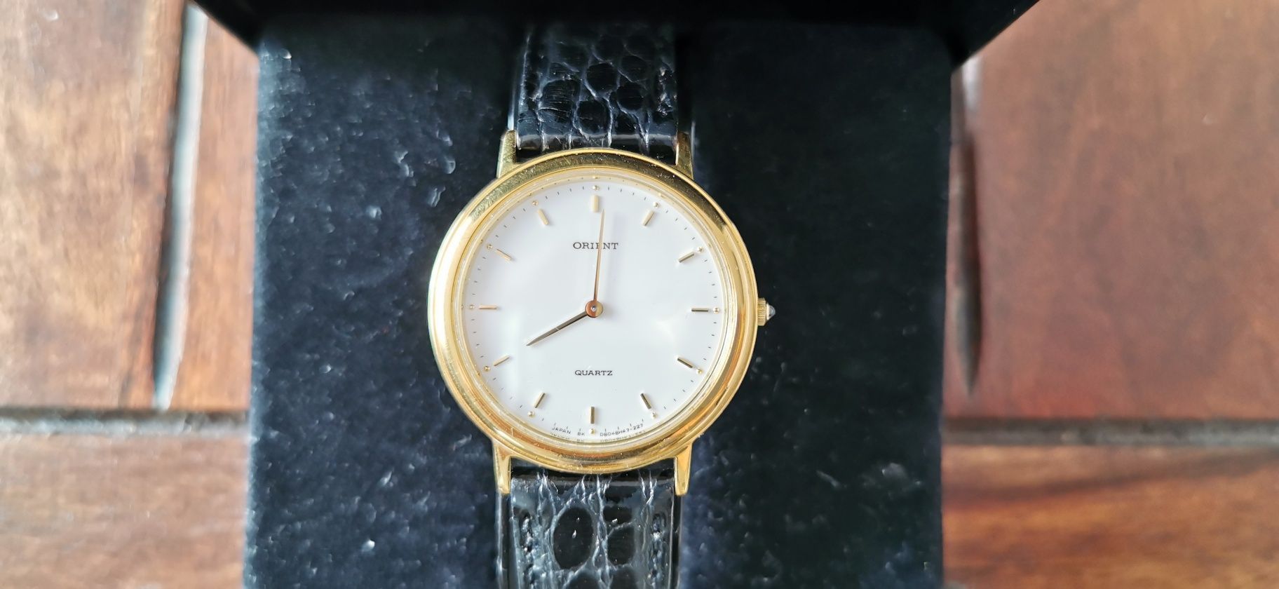 Orient zegarek złocony