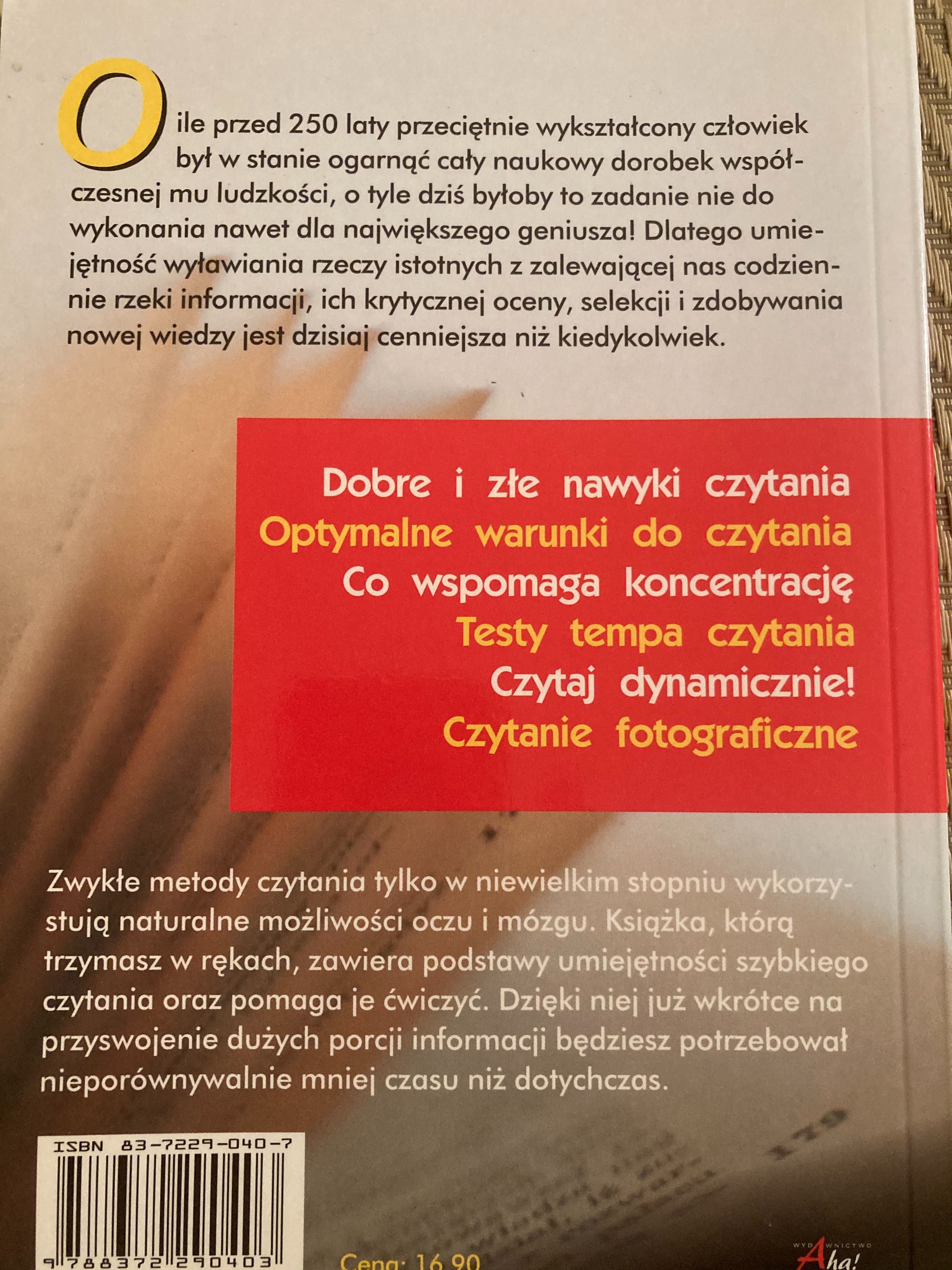 Szybkie czytanie intensywny kurs Gerhard Horner