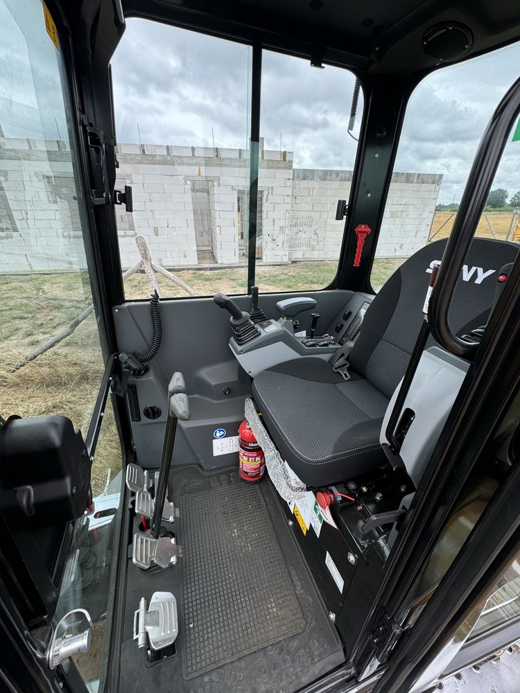 Wynajem Minikoparki Sany SY18C 2025r NOWA + przyczepka transportowa!