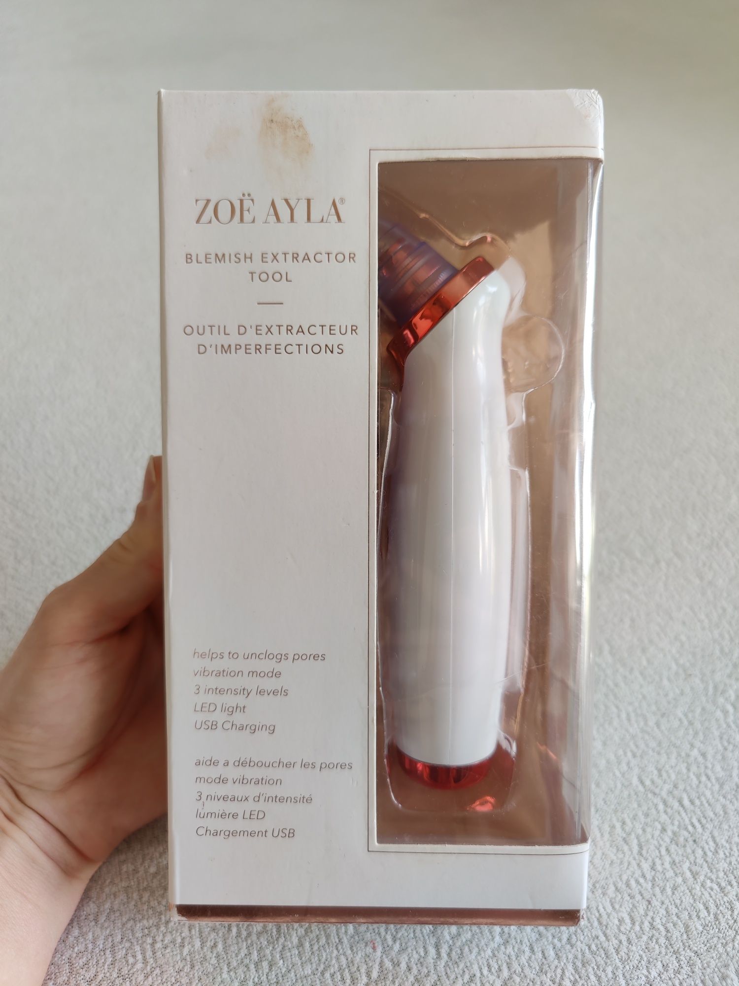 Nowe Zoë Ayla Blemish Extractor Tool urządzenie do oczyszczania twarzy