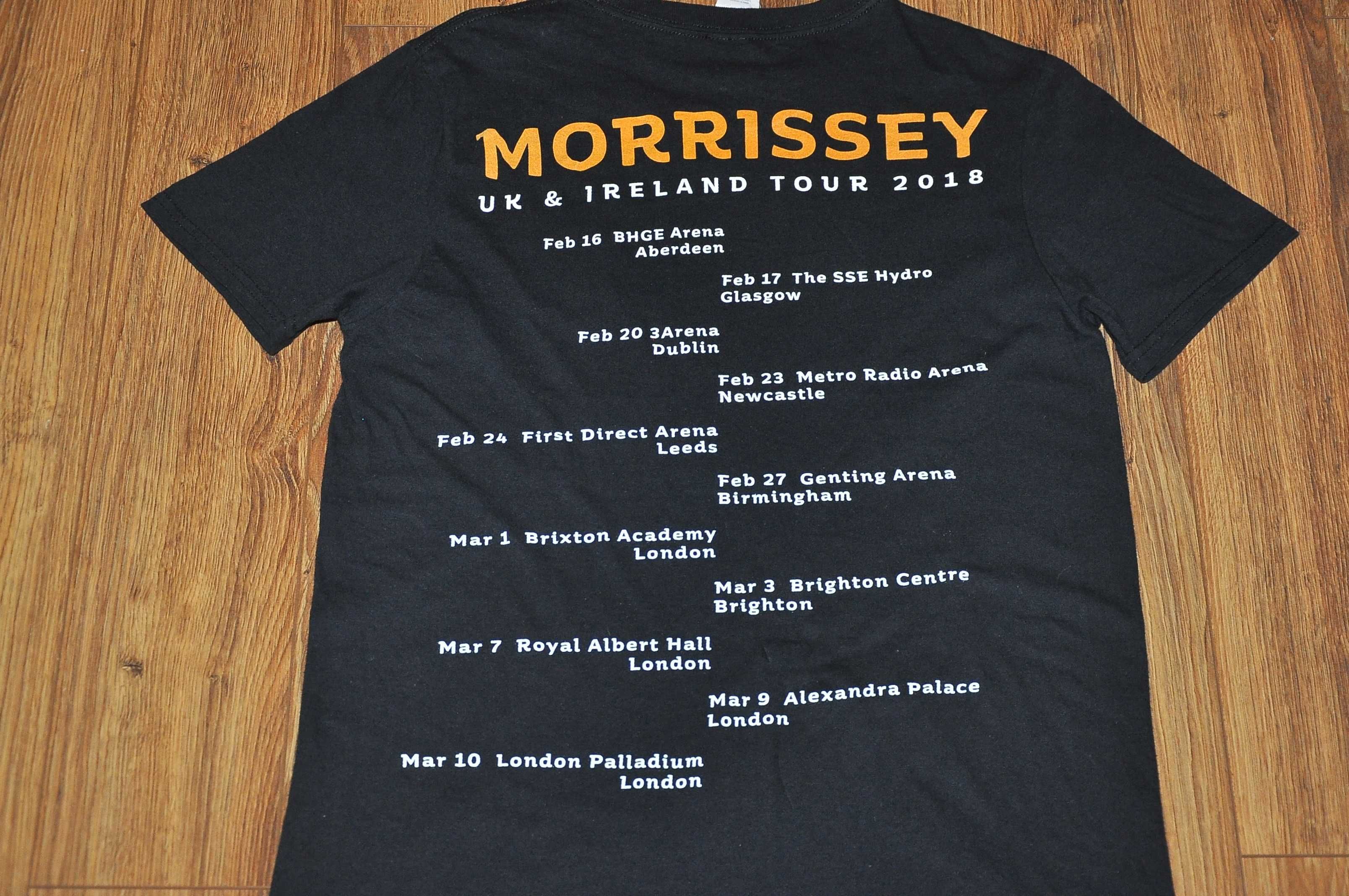 MORRISSEY - UK & Ireland Tour 2018 - koszulka rozm.S The Smiths