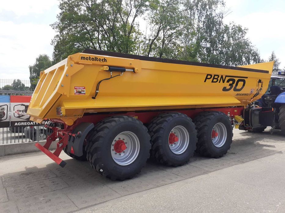 Przyczepa budowlana Metaltech PBN 30R Hardox,mammut,wywrotka