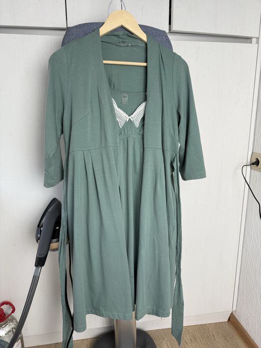 Сорочка і халат для годування Мамин Дім розмір М