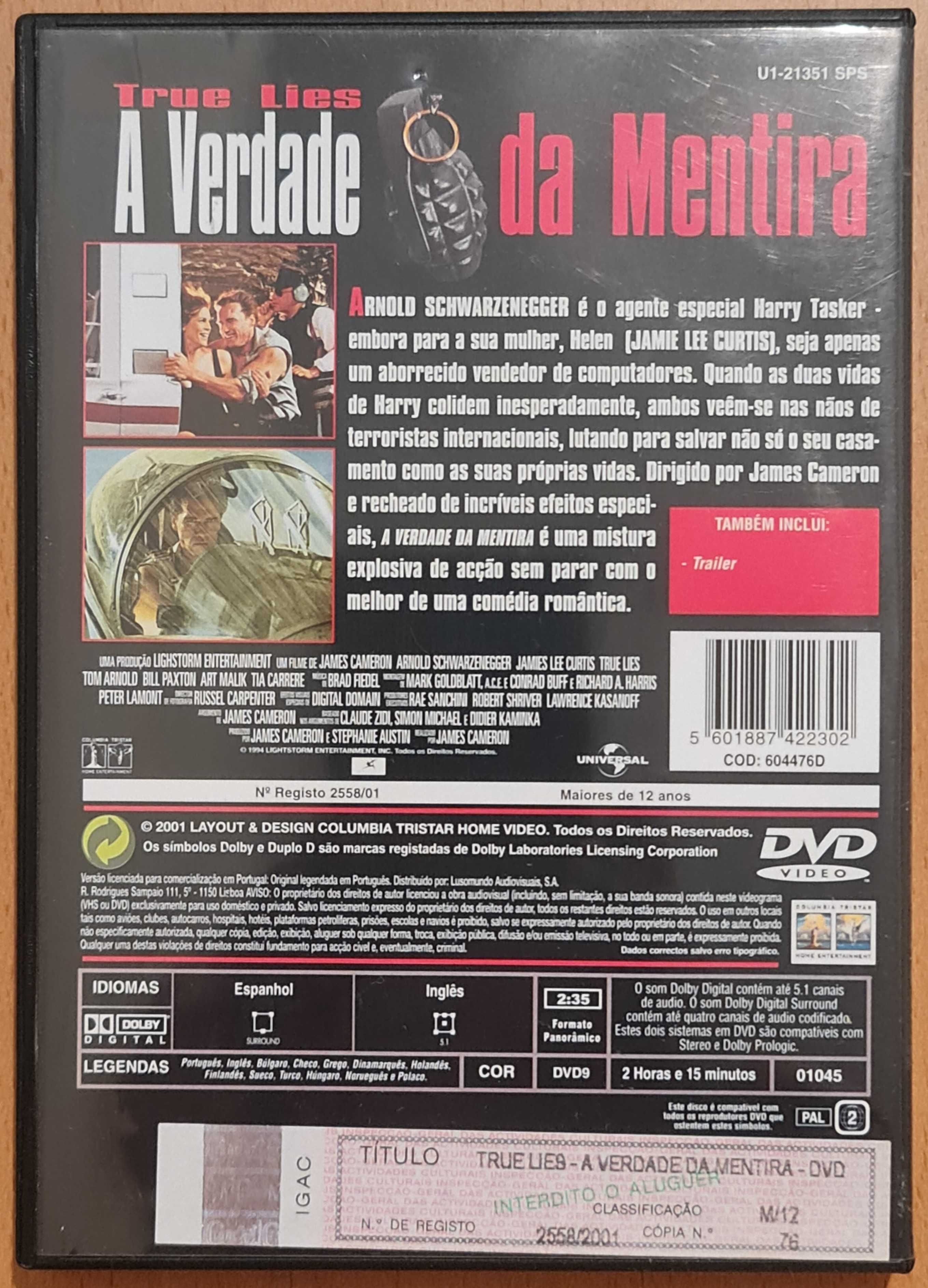 Filme DVD original True Lies - A Verdade da Mentira