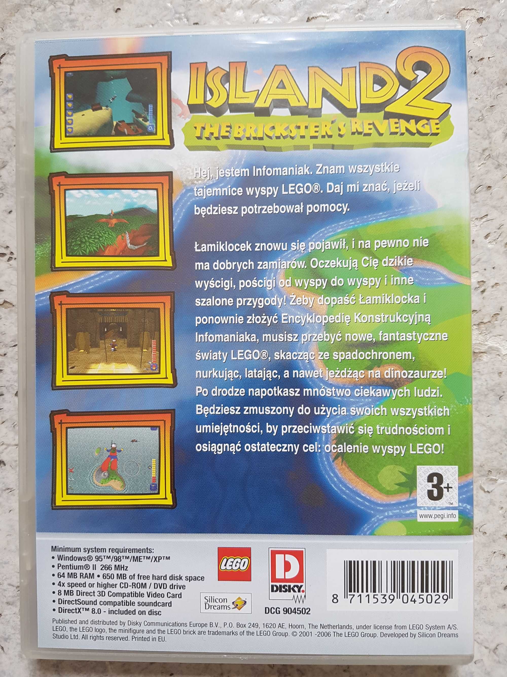 Gra Lego Island 2 PC CD-ROM Wiek 3+ Stan bdb