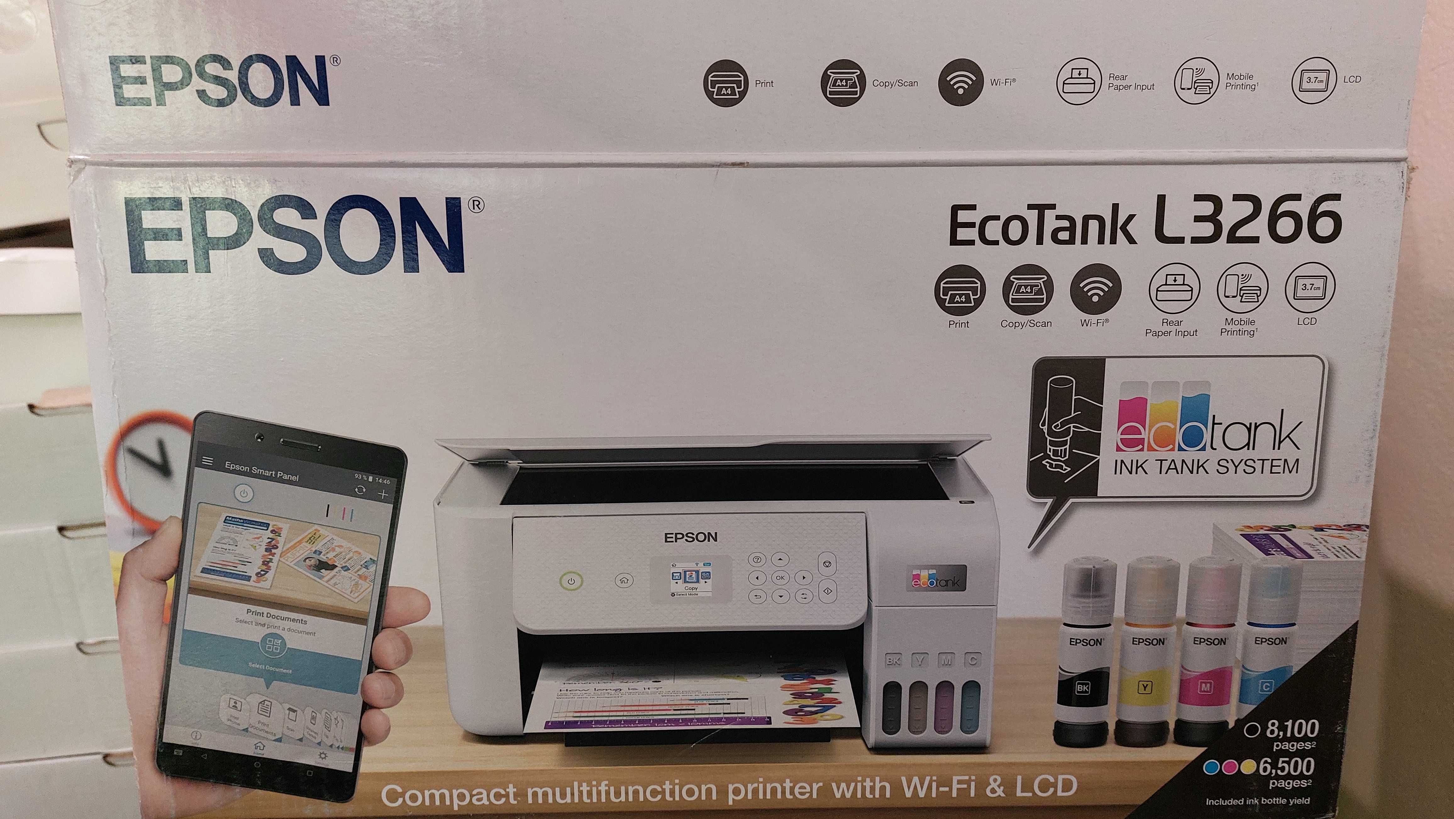 БФП Epson L3266 WiFi , принтер , сканер , копір , ксерокс