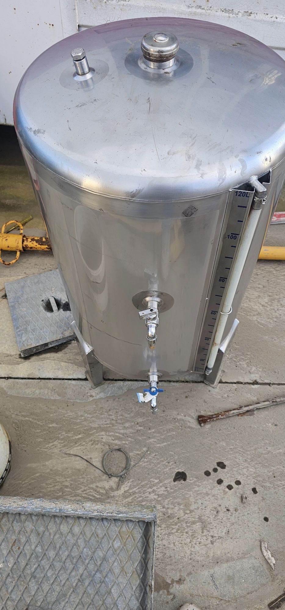 Barril de 120 Litros em Inox