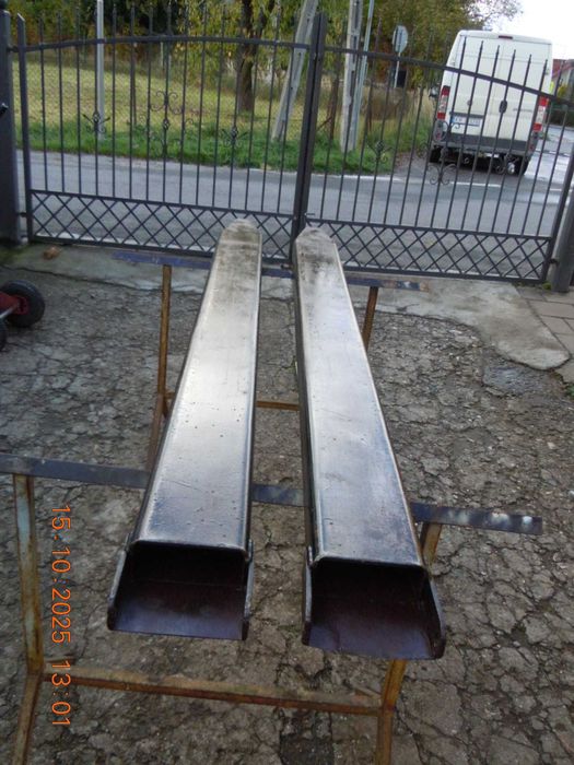 Przedłużki wideł wózek widłowy 2,2m przekrój wew. 163 x 65 mm oryginał