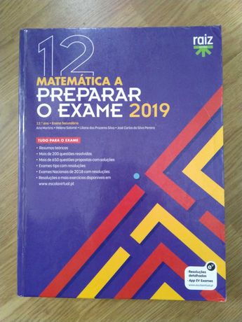 Preparar o Exame 2019: Matemática A - 12º ano