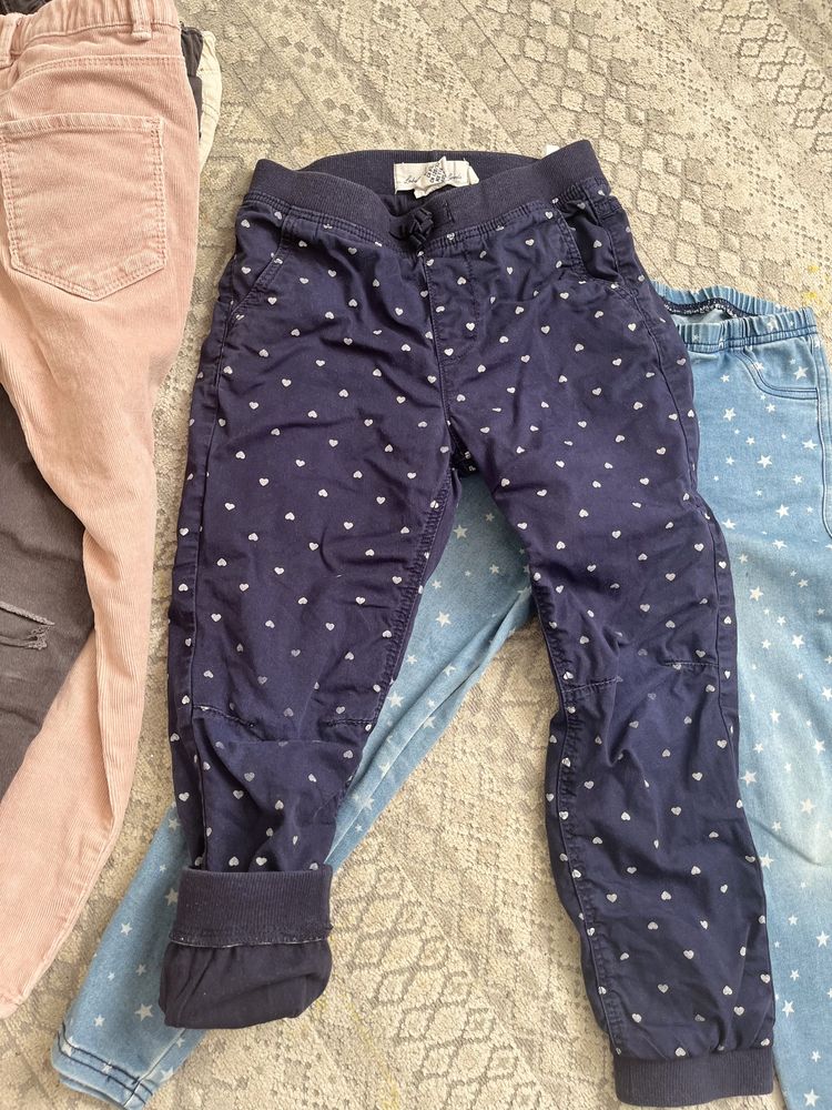 Spodnie dla dziewczinki h&m, zara, calzedonia