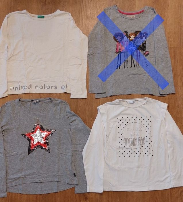 Sweats menina da Mayoral, Benetto, Tiffosi para 8,, 9, 10 anos