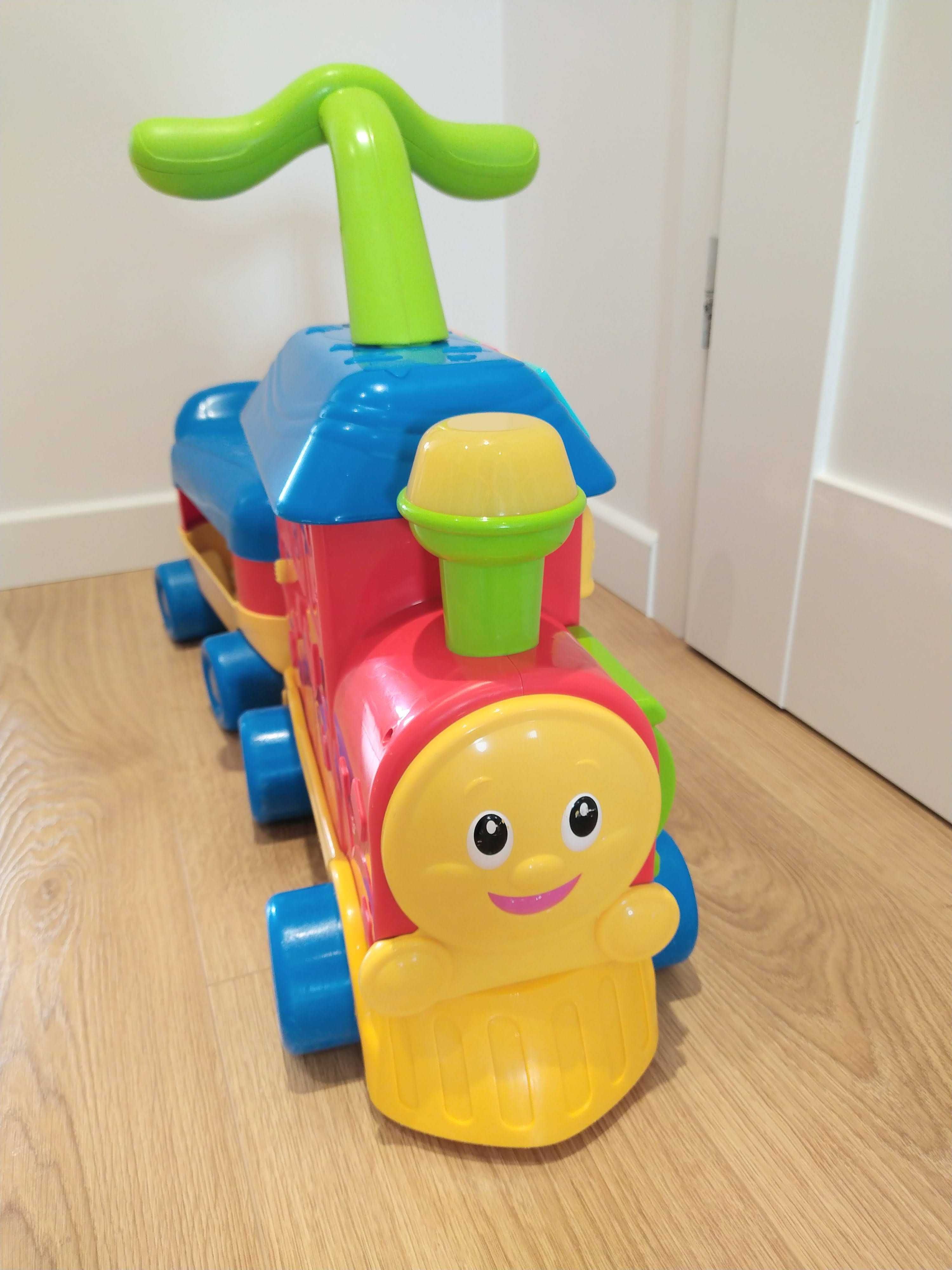 Jeździk pchacz chodzik pociąg lokomotywa rośnij ze mną Smily Play