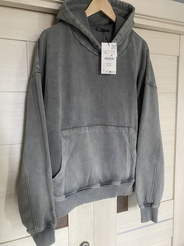Худи oversize boxy fit Zara man