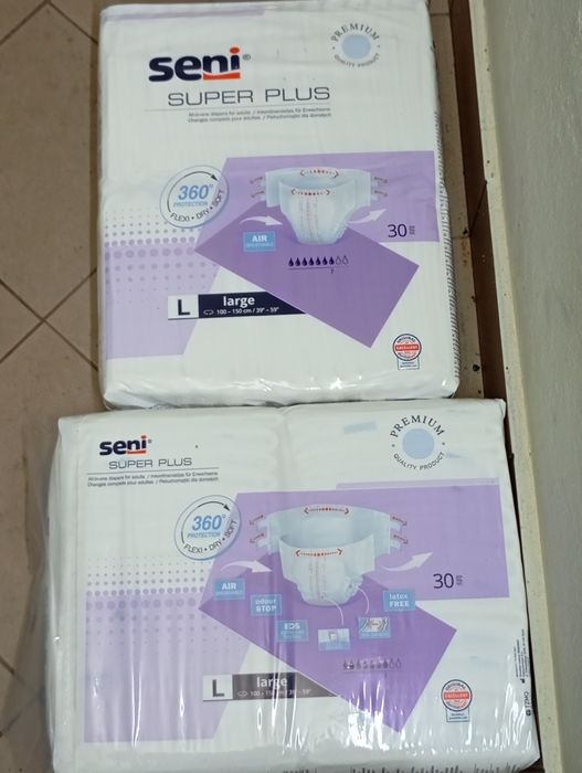 Pampersy Seni dla dorosłych 2x30 szt.