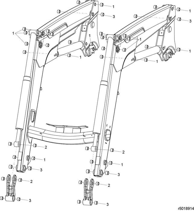 ZESTAW TULEI ŁADOWACZA Alo Quicke Q65-Q85, Q66-Q98 Trima +5,0P - +8.0P