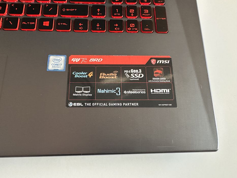 Laptop MSI GV72 8RD