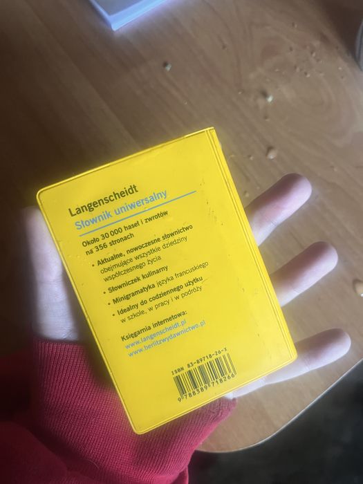 Maly podreczny slownik francusko polski