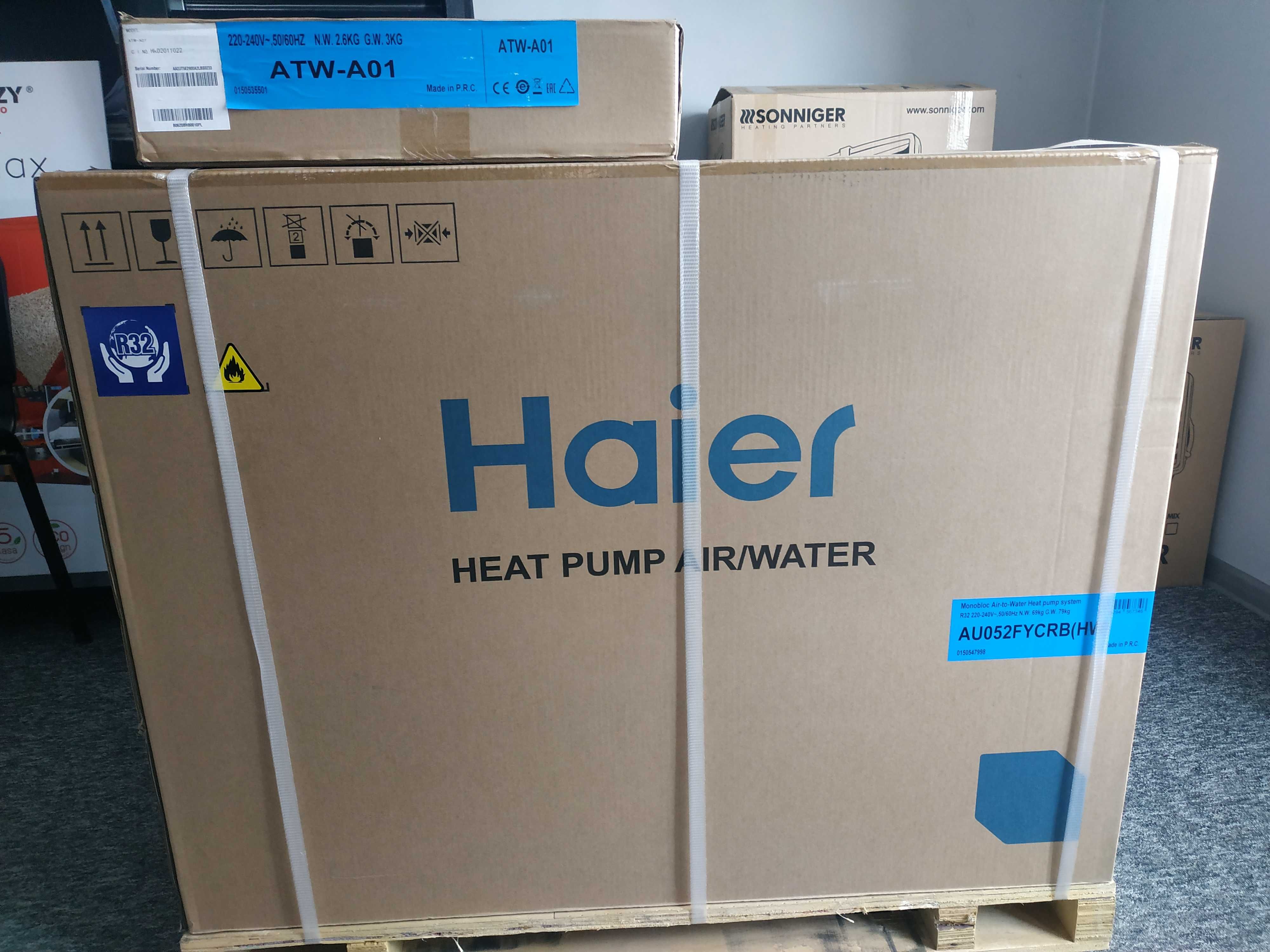 Pompa ciepła Haier 8kW 7,8kW ZESTAW Monoblok BRUTTO 23% sklep OD RĘKI