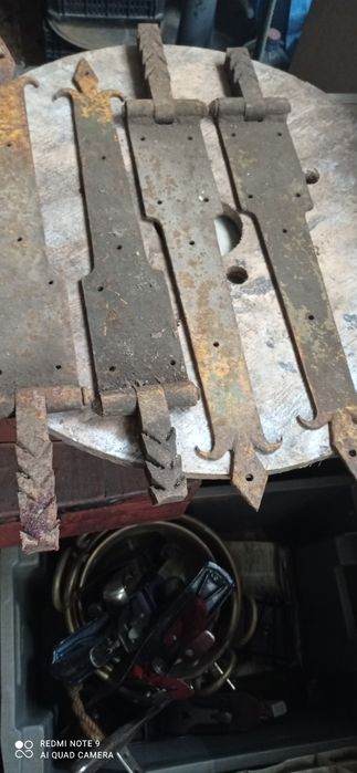 Forjado dobradiças antigas