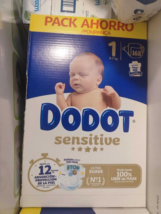 Fraldas Dodot Sensitive T1