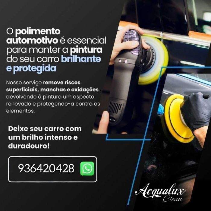 Polimento técnico e revitalização de pintura