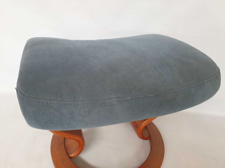 pufa podnóżek welur 48x40x40 EKORNES stressless